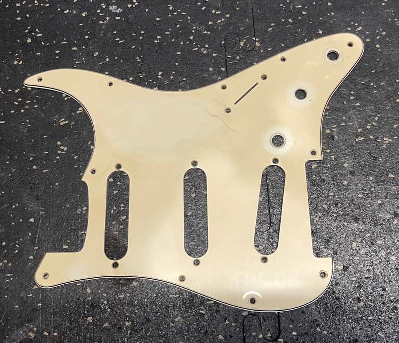 Fender Stratocaster pickguard 1970-72 1970 - W/B/W image 1