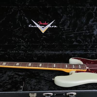 Fender CS Precision (P/J) Bass Pro Closet Classic Relic 2012 - white image 3