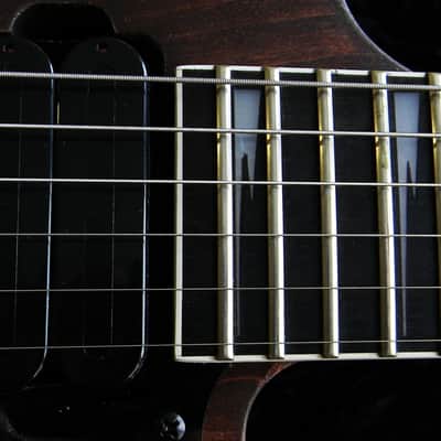 AGT Custom Shop Guitar Raw Walnut Ibanez Parts 540p Style Poplar Body Sharktooth Neck image 8