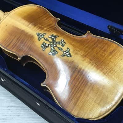Vintage Paul F Kissner 1923 Rebuilt "Fancy" Violin (4/4) Full Size w/ Case image 3