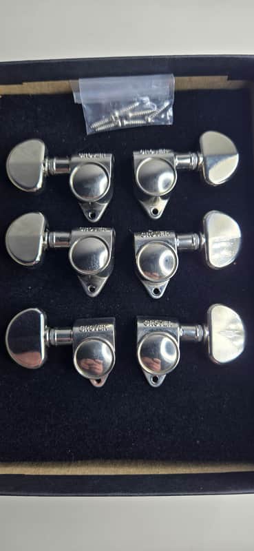 Grover 102-18c Rotomatic Tuners 3x3 - Chrome - 2010s-2020s - Chrome image 1