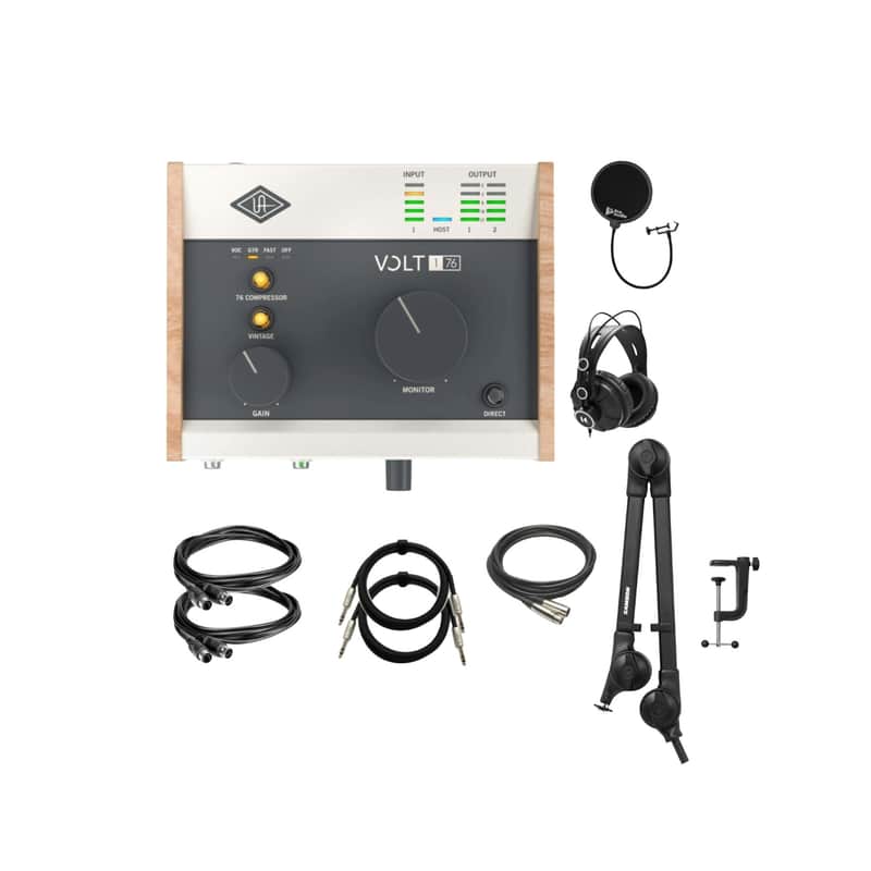Universal Audio VOLT-176 USB Audio Interface with Studio Headphones Bundle image 1