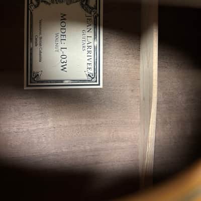 Larrivee L-03 w 2010 - Black Walnut Limited Edition image 17