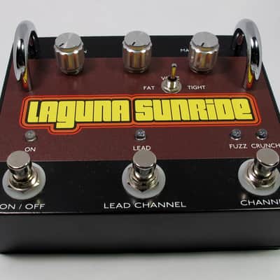 Hovercraft Amps - Laguna Sunride - distortion pedal - limited edition chrome - free USA ship! image 1