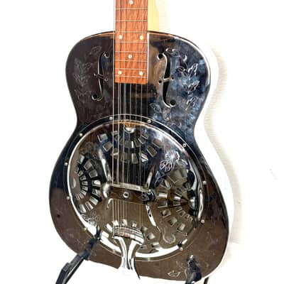 Dobro Model 33H Square Neck Resonator Guitar 1980 - Chrome image 2