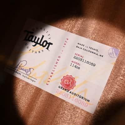 Taylor 114ce #6089 image 10