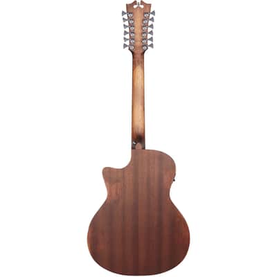 D'Angelico PREMIER FULTON Series 12-String Acoustic Electric Guitar - Aged Mahogany image 5