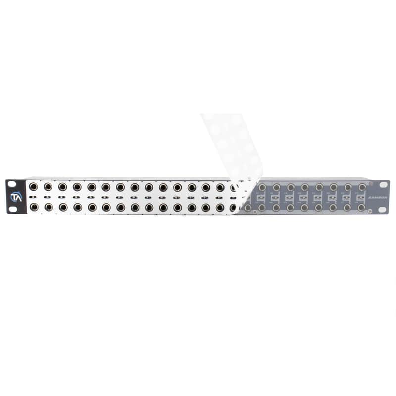 5 - Pack Blank Patch Bay Labels Compatible with Samson S Patch Plus by Trace Audio image 1
