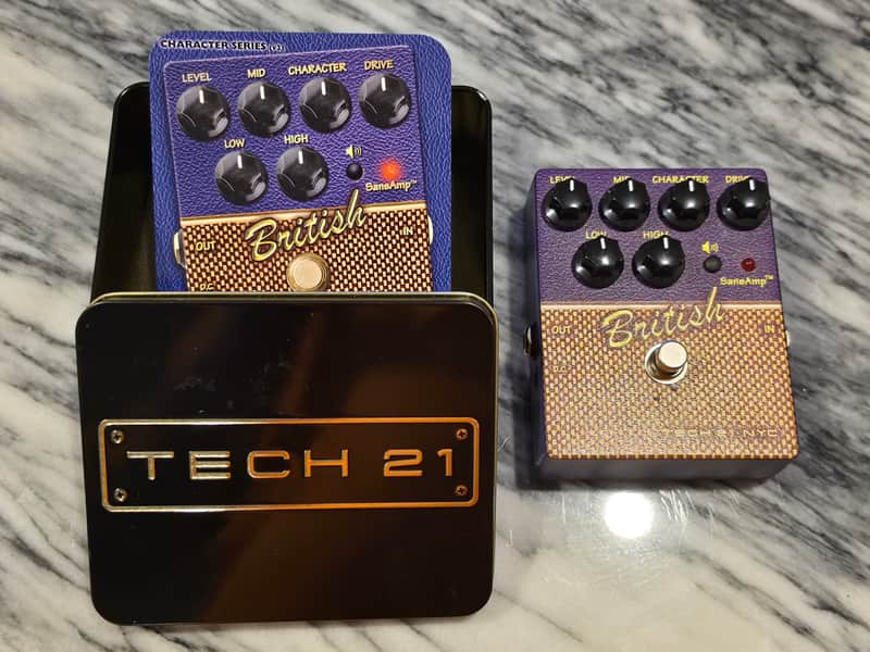Tech 21 SansAmp Character Series British V2 2010s - Purple image 1