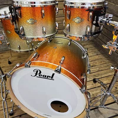 Drum Kit Pearl Masters MCX All Maple, Orange Sparkle Fade USED! RKMCX201025 image 2