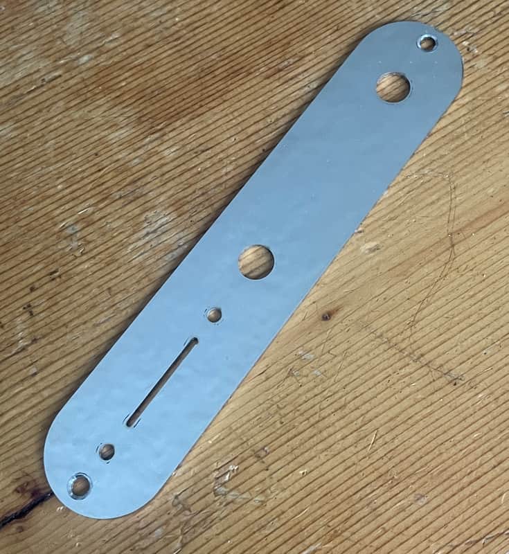 Fender Telecaster Stainless Steel Control Plate Fits USA/Mexican Fender Telecaster image 1