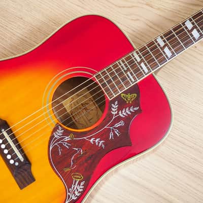 1960s Lyle 680-L Hummingbird Set Neck Vintage Dreadnought Acoustic Guitar Japan w/ Case image 7
