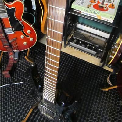 Mitchell MD300 Black archtop *PRO SETUP* Hh rails w/ coil split Super Strat style Electric Guitar image 5