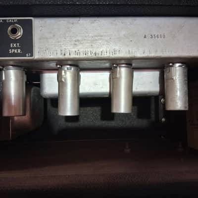 Fender Bassman Head 1968 Silverface "Black Line" Drip Edge / Blackface AB165 Circuit image 12