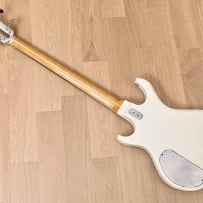 1981 Kramer DMZ 5000 Vintage Aluminum Neck PJ Bass, White image 12