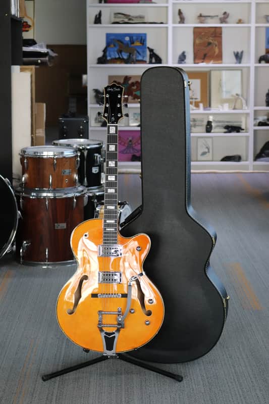 Harley Benton BigTone Trem Vintage Orange Electric Guitar - w/HSC image 1