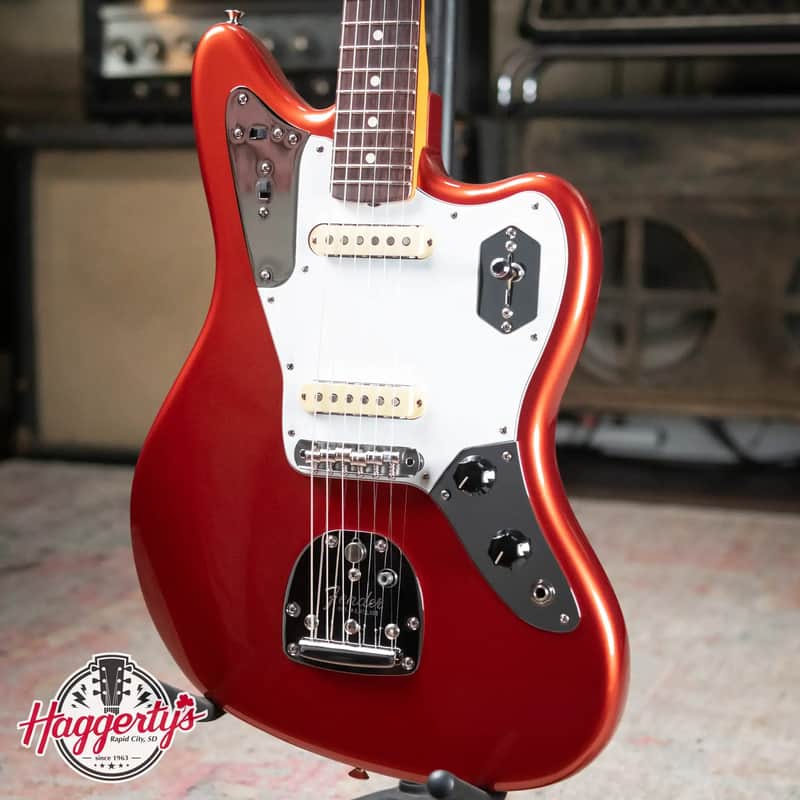 Fender Johnny Marr Jaguar, Rosewood Fingerboard - Metallic KO with Hardshell Case - Demo image 1