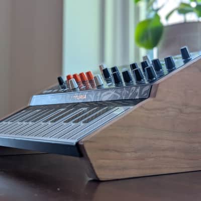 Arturia MicroFreak With Custom Cherry Wood Stand image 4