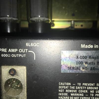 Carvin X100B 100 Watt Tube Head image 5