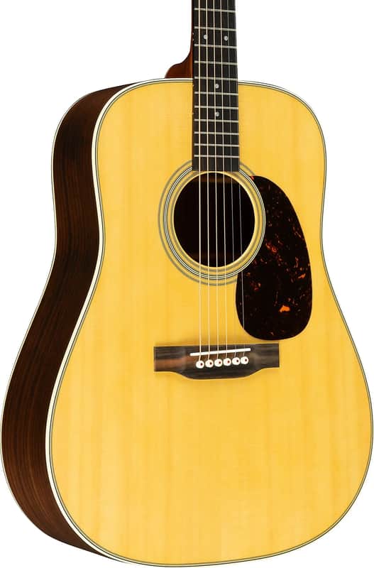 Martin D-28 Standard Dreadnought Acoustic Guitar (2025), Solid Spruce Top image 1