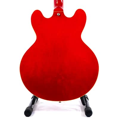 Burny RSA-60 ES-335 Style Guitar Cherry Red w/ Dual Humbuckers