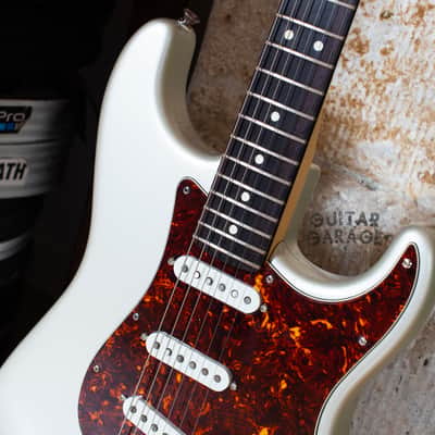 2004 Fender USA American Standard Stratocaster Shoreline Silver Tortoiseshell - Custom Shop pickups image 6