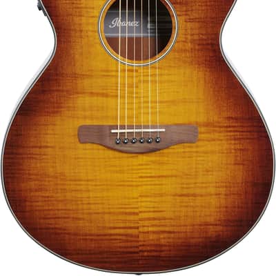 Ibanez AEG70 Acoustic-Electric Guitar, Vintage Violin Hi-Gloss image 3