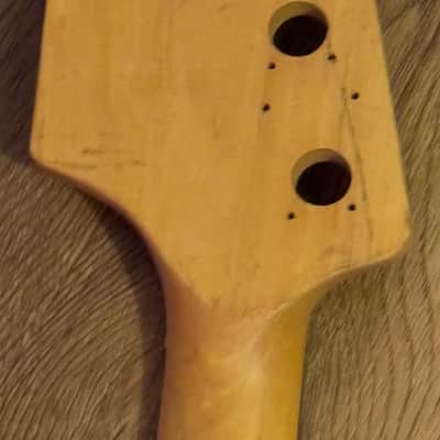 Bass Guitar Neck Uncut Project New Old Stock 34" Scale 20 Fret image 4
