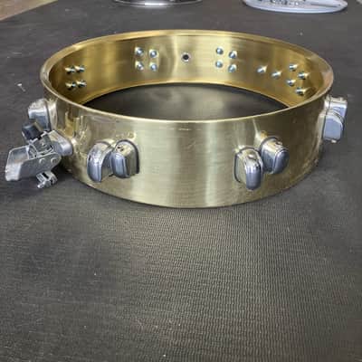 Prototype 15 x 4 Kenny Aronoff "Trackmaster Super Piccolo" Brass Snare Drum image 4