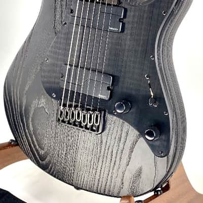 USED ESP LTD LSN1007 B 7-String Baritone Black Blast image 3