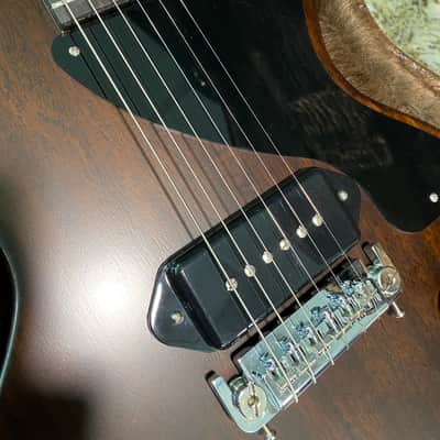 Prototype 2024 Gibson Charlie Starr Les Paul Junior Dark Walnut - Used in Gibson's Promo Video image 4