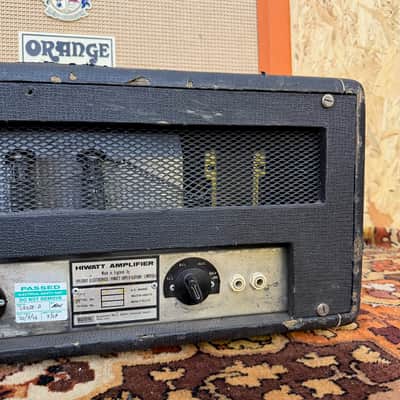Vintage 1972 Hiwatt Custom 50 50w DR504 Original UK Valve Amplifier Head *1970s* image 11