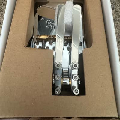COUNTRY TONE! 2 Arm Pedal Steel Certano T-Bender fits Telecaster, B&G Bender EZ Bolt-On Bridge In Chrome image 5