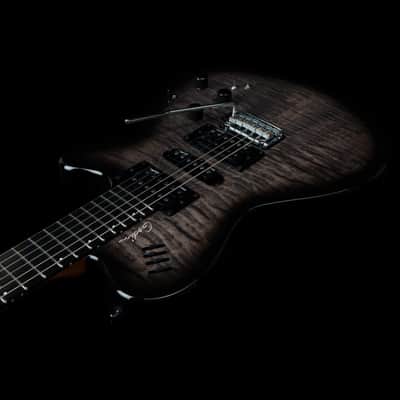 Godin 025503 xtSA - Synth Access - 3 Voice  Trans Black Flame - Electric Guitar Made In Canada image 4