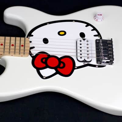 Squier X Hello Kitty Stratocaster 2024 - White image 4