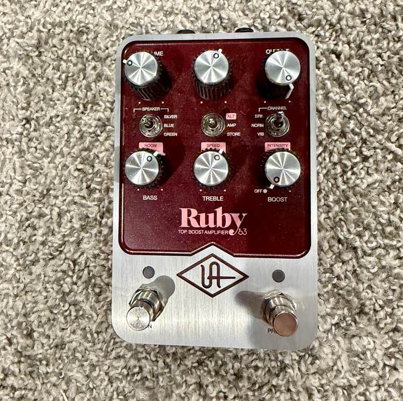 Universal Audio Ruby ’63 Top Boost Amplifier 2022 - Present - Ruby / Silver image 1