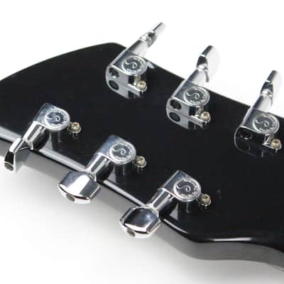 2006 Rickenbacker Colorado 650C Jetglo Black in Original Case Wide Neck Electric Guitar image 22