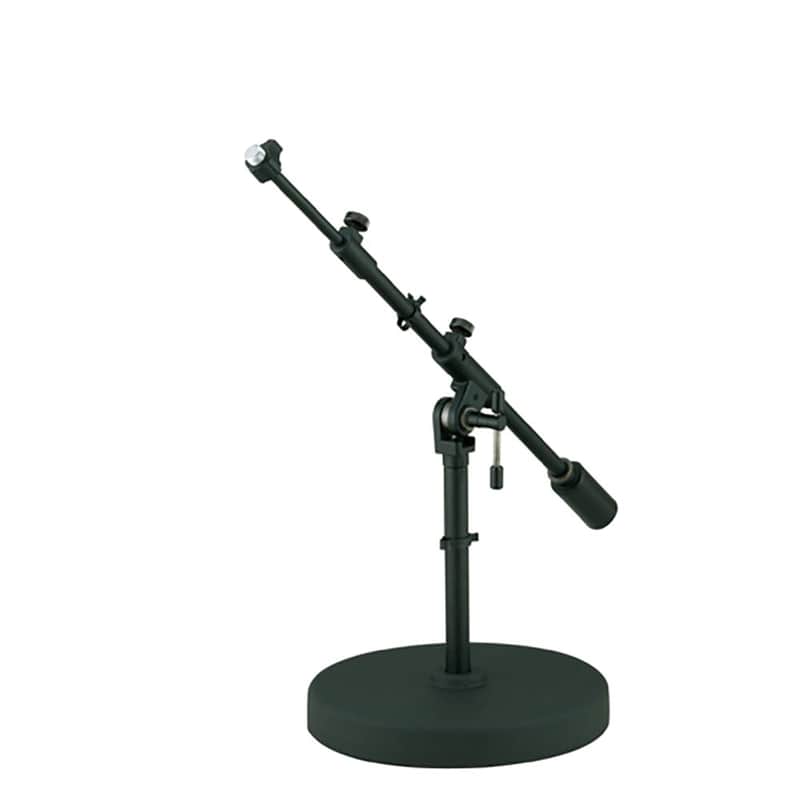 Tama MS756RELBK Iron Works Studio Round Base Extra Low-Profile Telescoping Mic Boom Stand image 1