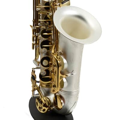 Antigua Winds Model AS4248SQ 'Powerbell' Alto Saxophone in Satin Silver image 8
