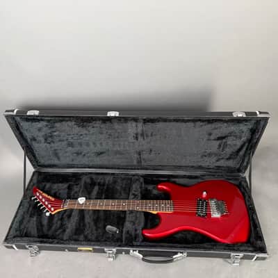 Kramer 80s Focus 1000 Made in Japan rotmetallic Floyd Rose Koffer 1984 - 1988 - rotmetallic image 15