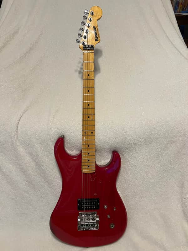1981 - 1982 Kramer Pacer Special Strathead in Transaparent Red image 1