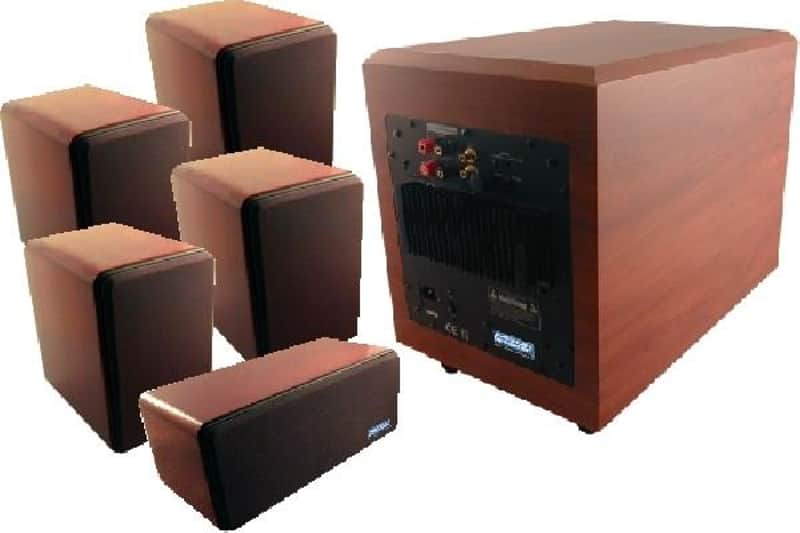 HD Fidelity 5.1 Home Theater Speaker System HDF-SYS-099-B Black image 1