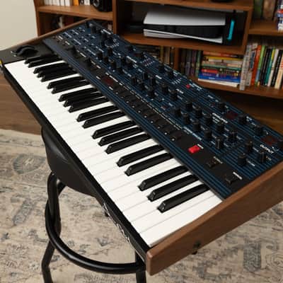 Sequential OB-6 49-Key 6-Voice Polyphonic Synthesizer 2018 - Present - Black with Wood Sides image 4