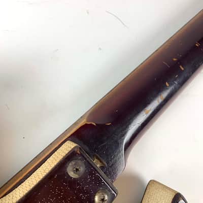 Silvertone 1457 with Case Amp W Tremelo 1964 - 1967 - Red Burst 2 pickup image 19