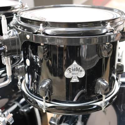 DDrum 7pc Diablo Double Bass Drum Shell Pack Black w/Black Hardware image 3