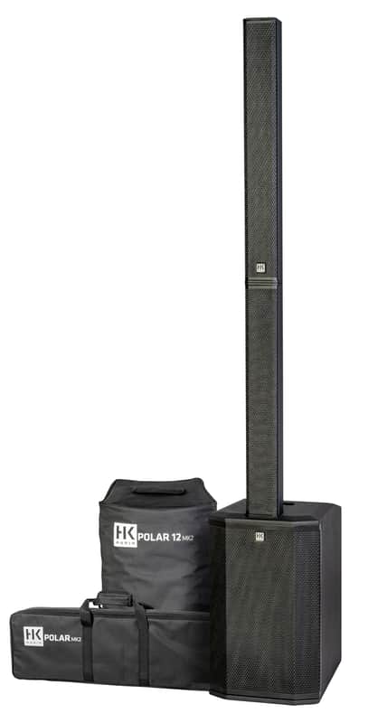 HK AUDIO Polar 12 mk2 Column Array 2000 Watt PA System w/ travel bags image 1