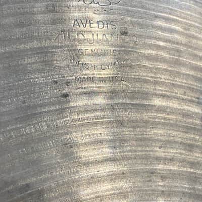 Zildjian - 18" A Crash Cymbal (Cracked) 1350g 1960s - Natural image 5