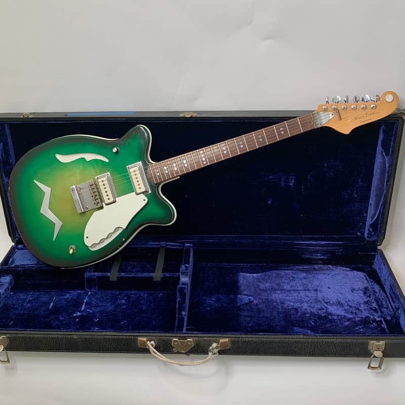 Micro-Frets Plainsman 1960's Green Burst image 1
