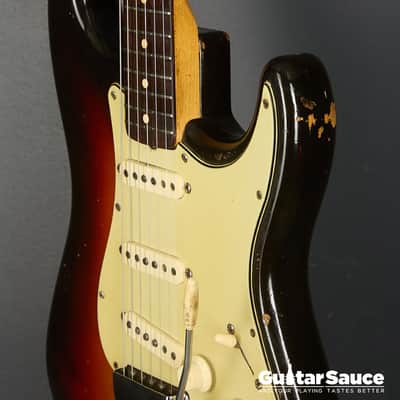 Fender Stratocaster Original Vintage Slab Board 1961 Sunburst (COD 1965VG) image 8