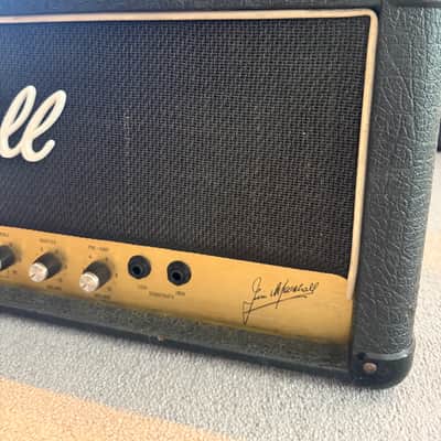 Marshall JCM 800 Lead Series Model 1959 100-Watt Head 1981 - 1989 - Black + Two Notes CapX 16ohms loadbox image 16